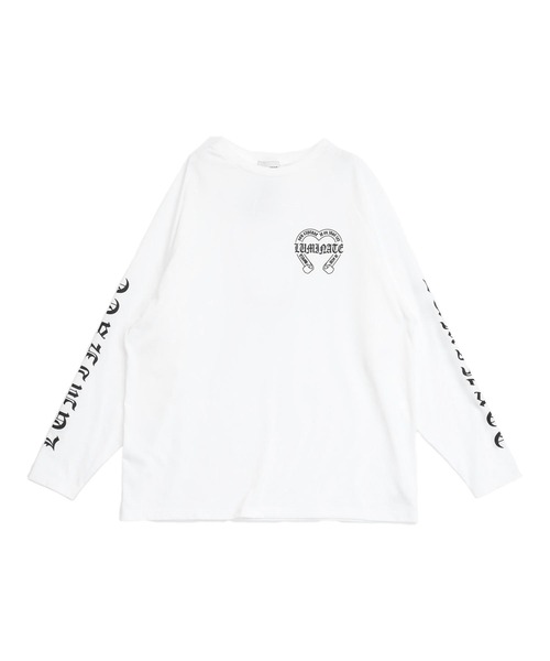 ANAP（アナップ）の「ブラックレタープリントラグランスリーブロンT（Tシャツ/カットソー・レディース・ブラック/ホワイト×ブラック/ホワイト・F）」の11枚目の写真