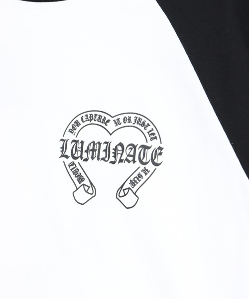 ANAP（アナップ）の「ブラックレタープリントラグランスリーブロンT（Tシャツ/カットソー・レディース・ブラック/ホワイト×ブラック/ホワイト・F）」の13枚目の写真