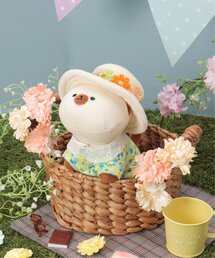 LBC（エルビーシー）の「PLUFFY かぶりもの フラワーワンピとハット（クッション/クッションカバー）」