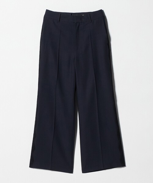 UNITED ARROWS(ユナイテッドアローズ)の「レース コンビ ストレートパンツ(スラックス・レディース・ネイビー/オフホワイト・36/38)」の13枚目の写真