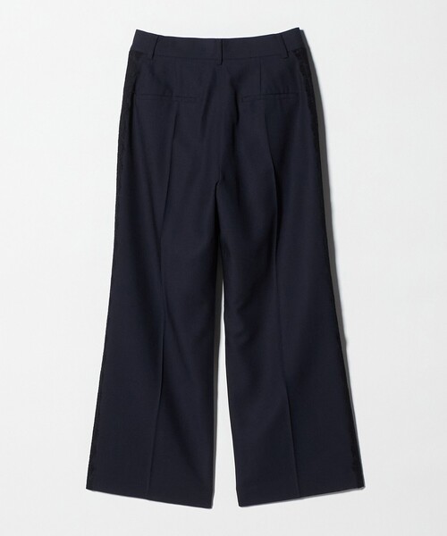 UNITED ARROWS(ユナイテッドアローズ)の「レース コンビ ストレートパンツ(スラックス・レディース・ネイビー/オフホワイト・36/38)」の14枚目の写真