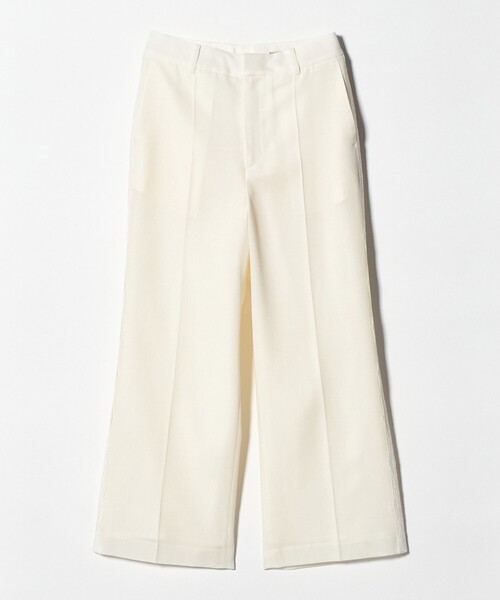UNITED ARROWS(ユナイテッドアローズ)の「レース コンビ ストレートパンツ(スラックス・レディース・ネイビー/オフホワイト・36/38)」の22枚目の写真