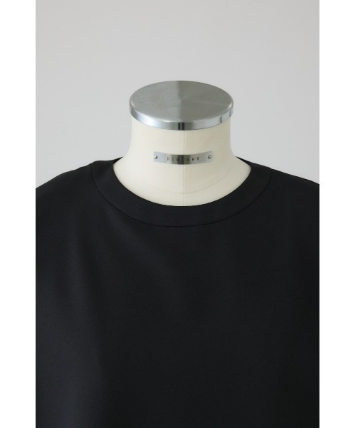 RIM.ARK（リムアーク）の「Oversize woven L/S T-SH オーバーサイズ ウーブン ロングスリーブ ティーシャツ（Tシャツ/カットソー・レディース・チャコールグレー/ブラウン/ホワイト/ブラック・FREE）」の15枚目の写真