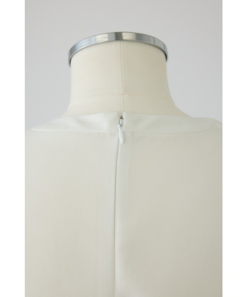 RIM.ARK（リムアーク）の「Oversize woven L/S T-SH オーバーサイズ ウーブン ロングスリーブ ティーシャツ（Tシャツ/カットソー・レディース・チャコールグレー/ブラウン/ホワイト/ブラック・FREE）」の6枚目の写真