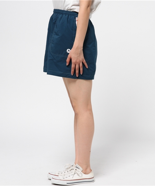 MARMOT(マーモット)の「スローマウンテンリバーシブルショートパンツ(SLOW MOUNTAIN RIVERSIBLE SHORT PANT)四角友里コラボレーションモデル(その他パンツ・レディース・ベージュ系その他/ブルー系その他・LARGE/MEDIUM/X-LARGE/SMALL)」の4枚目の写真
