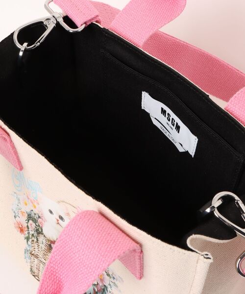 MSGM（エムエスジーエム）の「MSGM FLOWER BASKET CAT 2Way ショルダーバッグ（ショルダーバッグ・レディース・キナリ・ONE SIZE）」の8枚目の写真