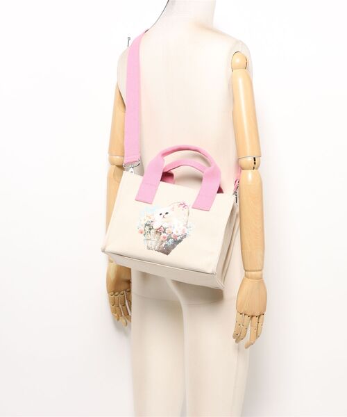 MSGM（エムエスジーエム）の「MSGM FLOWER BASKET CAT 2Way ショルダーバッグ（ショルダーバッグ・レディース・キナリ・ONE SIZE）」の9枚目の写真