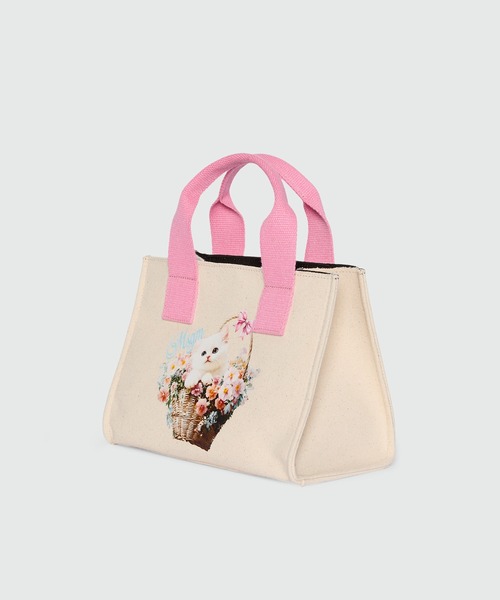 MSGM（エムエスジーエム）の「MSGM FLOWER BASKET CAT 2Way ショルダーバッグ（ショルダーバッグ・レディース・キナリ・ONE SIZE）」の3枚目の写真