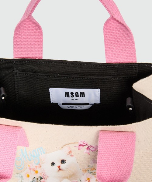MSGM（エムエスジーエム）の「MSGM FLOWER BASKET CAT 2Way ショルダーバッグ（ショルダーバッグ・レディース・キナリ・ONE SIZE）」の4枚目の写真