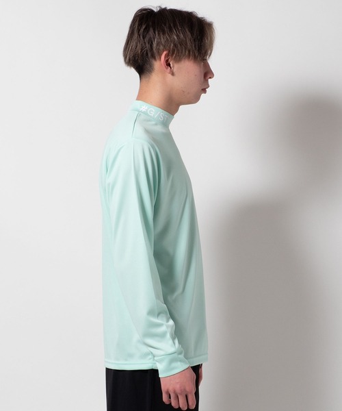 BAYBLO(ベイブロ)の「(SA) ドライ モックネック ロゴ 長袖 Tシャツ(Tシャツ/カットソー・メンズ・ライトグリーン系/ホワイト系1/ホワイト系/ブラック系/ネイビー系1/ライトグリーン系1/ブラック系1/ネイビー系・M/LL/L)」の15枚目の写真