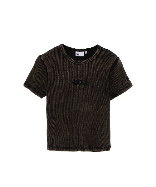 FILA(フィラ)の「PIGMENT RIB S/S TEE(Tシャツ/カットソー・レディース・ブラック/ベージュ/ピンク・XL/L/M)」の8枚目の写真