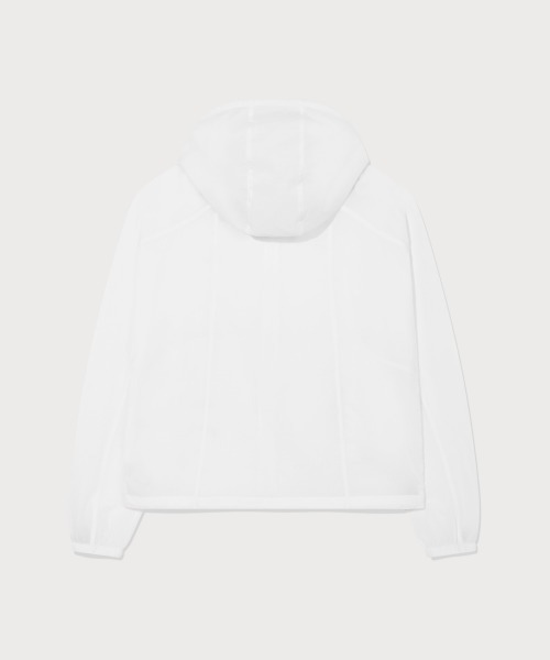 COVERNAT（カバーナット）の「WOMEN PACKABLE LIGHTWEIGHT WINDBREAKER JACKET（ナイロンジャケット・レディース・スカイブルー/ダークネイビー/ホワイト・SMALL/MEDIUM）」の10枚目の写真