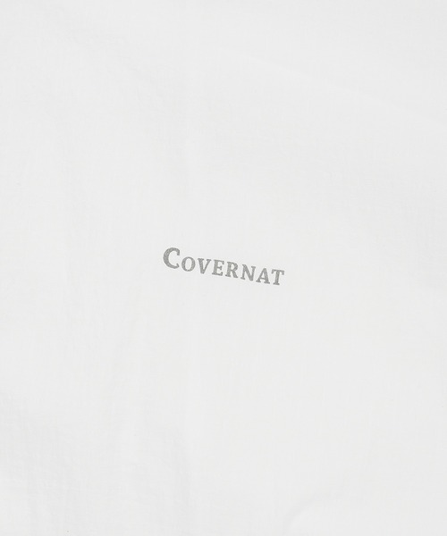 COVERNAT（カバーナット）の「WOMEN PACKABLE LIGHTWEIGHT WINDBREAKER JACKET（ナイロンジャケット・レディース・スカイブルー/ダークネイビー/ホワイト・SMALL/MEDIUM）」の12枚目の写真
