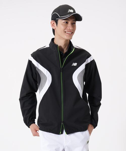 New Balance Golf(ニューバランスゴルフ)の「【new balance golf】ストレッチ 撥水 UV フルジップ ブルゾン (MENS)(ブルゾン・メンズ・ホワイト/ブラック・MEDIUM/X-LARGE/LARGE/XX-LARGE)」の2枚目の写真