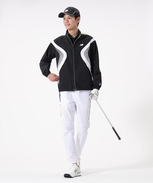 New Balance Golf(ニューバランスゴルフ)の「【new balance golf】ストレッチ 撥水 UV フルジップ ブルゾン (MENS)(ブルゾン・メンズ・ホワイト/ブラック・MEDIUM/X-LARGE/LARGE/XX-LARGE)」の6枚目の写真