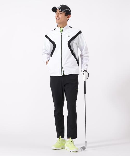 New Balance Golf(ニューバランスゴルフ)の「【new balance golf】ストレッチ 撥水 UV フルジップ ブルゾン (MENS)(ブルゾン・メンズ・ホワイト/ブラック・MEDIUM/X-LARGE/LARGE/XX-LARGE)」の13枚目の写真