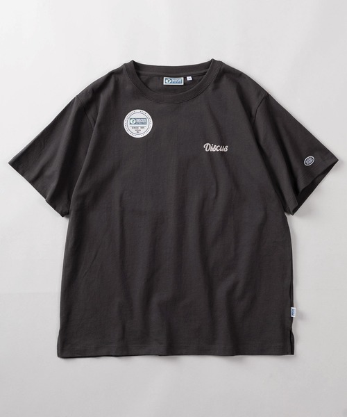 DISCUS(ディスカス)の「【71】【DISCUS/ディスカス】グラフィックデザイン バックプリント クルーネックTシャツ/ワンポイントワッペン/レディース(Tシャツ/カットソー・レディース・ブラック/ライトブルー/チャコールグレー/アッシュグレー/ブルー/ホワイト/ホワイト系その他/モカ・M/L)」の15枚目の写真