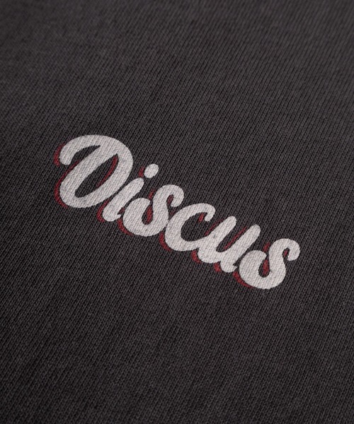 DISCUS(ディスカス)の「【71】【DISCUS/ディスカス】グラフィックデザイン バックプリント クルーネックTシャツ/ワンポイントワッペン/レディース(Tシャツ/カットソー・レディース・ブラック/ライトブルー/チャコールグレー/アッシュグレー/ブルー/ホワイト/ホワイト系その他/モカ・M/L)」の17枚目の写真
