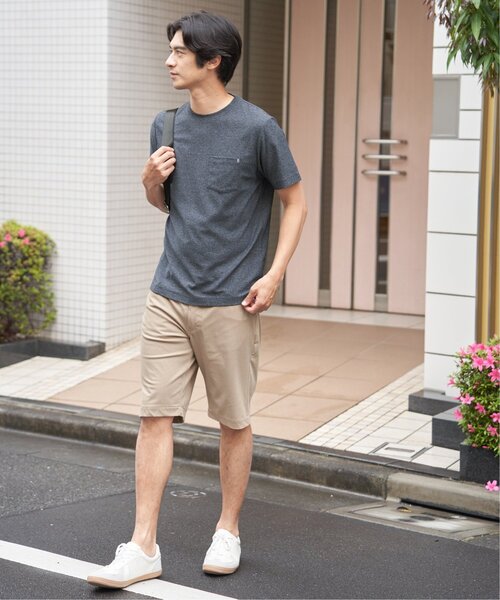 ikka(イッカ)の「【プチプラ1990円(税抜)】【吸水速乾】冷感DRYメランジ梨地Tシャツ(Tシャツ/カットソー・メンズ・ブラック/グレー/グリーン/ホワイト/ネイビー/オレンジ・XL/S/M/L)」の11枚目の写真