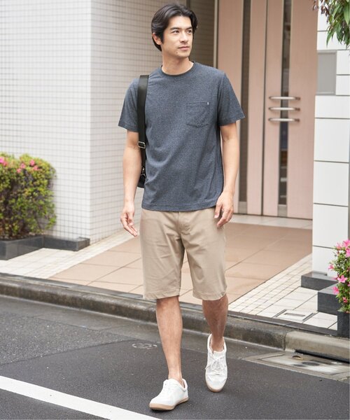 ikka(イッカ)の「【プチプラ1990円(税抜)】【吸水速乾】冷感DRYメランジ梨地Tシャツ(Tシャツ/カットソー・メンズ・ブラック/グレー/グリーン/ホワイト/ネイビー/オレンジ・XL/S/M/L)」の12枚目の写真