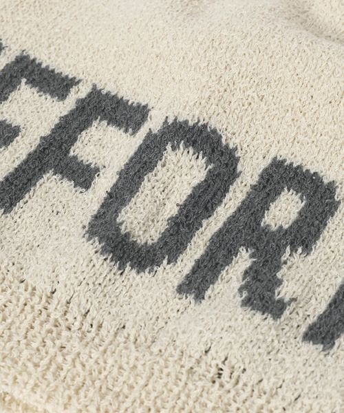 JEANASIS（ジーナシス）の「ロゴニットアミビーニー/656636（ニットキャップ/ビーニー・レディース・ホワイト系その他/グレー系その他/ブラック系その他・FREE）」の8枚目の写真