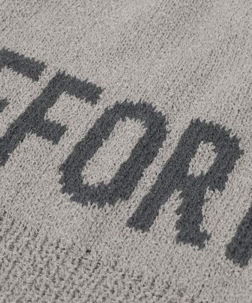 JEANASIS（ジーナシス）の「ロゴニットアミビーニー/656636（ニットキャップ/ビーニー・レディース・ホワイト系その他/グレー系その他/ブラック系その他・FREE）」の9枚目の写真