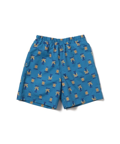 BEAMS mini（ビームスミニ）の「ラッシュガード スイムショーツ セット2026SS（100～130cm）（水着・キッズ・ブラック系その他2/ミント・L(120-130)/M(110-120)/S(100-110)）」の6枚目の写真