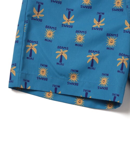 BEAMS mini（ビームスミニ）の「ラッシュガード スイムショーツ セット2026SS（100～130cm）（水着・キッズ・ブラック系その他2/ミント・L(120-130)/M(110-120)/S(100-110)）」の7枚目の写真