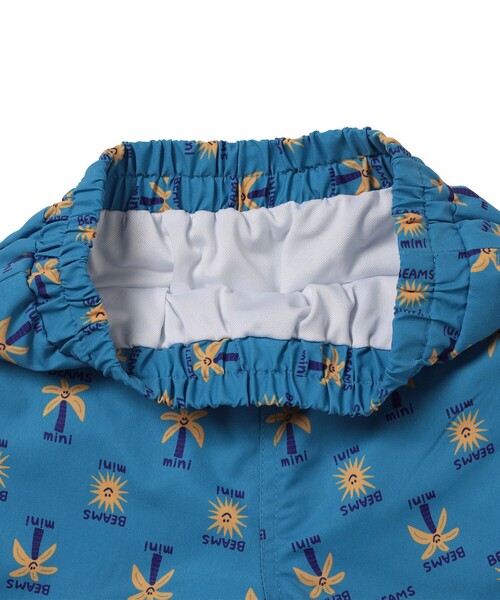 BEAMS mini（ビームスミニ）の「ラッシュガード スイムショーツ セット2026SS（100～130cm）（水着・キッズ・ブラック系その他2/ミント・L(120-130)/M(110-120)/S(100-110)）」の9枚目の写真