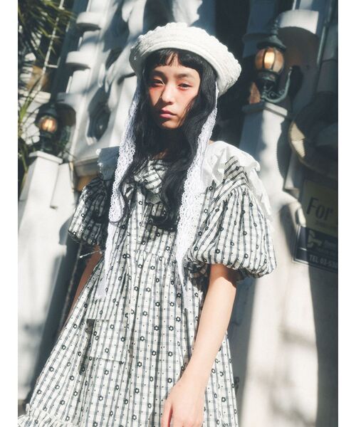 merry jenny（メリージェニー）の「marine lace hat（ハット・レディース・オフホワイト・FREE）」の3枚目の写真