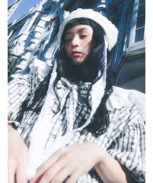 merry jenny（メリージェニー）の「marine lace hat（ハット・レディース・オフホワイト・FREE）」の4枚目の写真