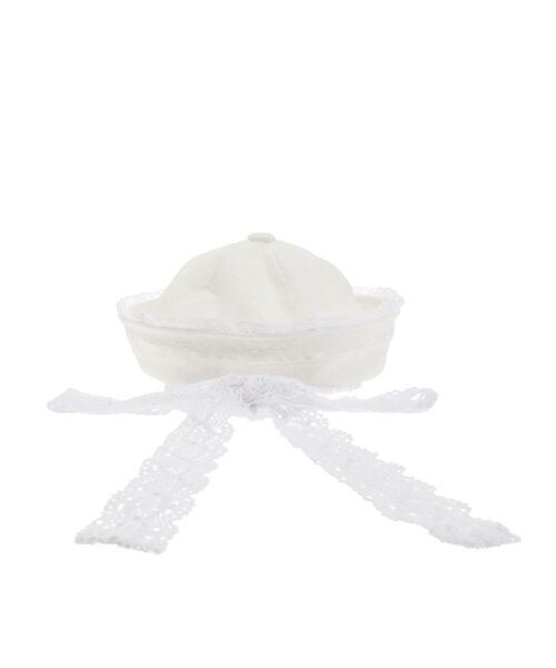 merry jenny（メリージェニー）の「marine lace hat（ハット・レディース・オフホワイト・FREE）」の8枚目の写真