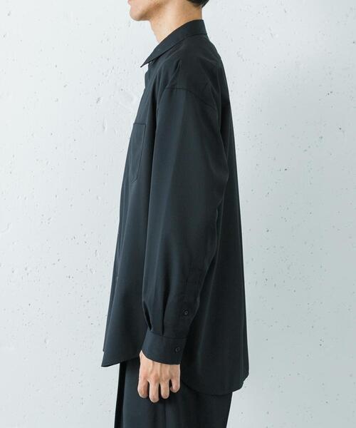 URBAN RESEARCH(アーバンリサーチ)の「WASHABLE WOOL OVER SHIRTS(シャツ/ブラウス・メンズ・ブラック/チャコールグレー/ネイビー・MEDIUM/LARGE)」の15枚目の写真