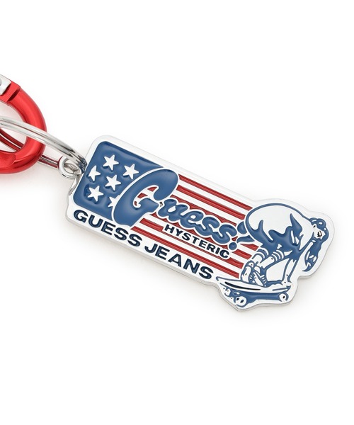 GUESS JEANS × HYSTERIC GLAMOUR Metal Keychain キーリング