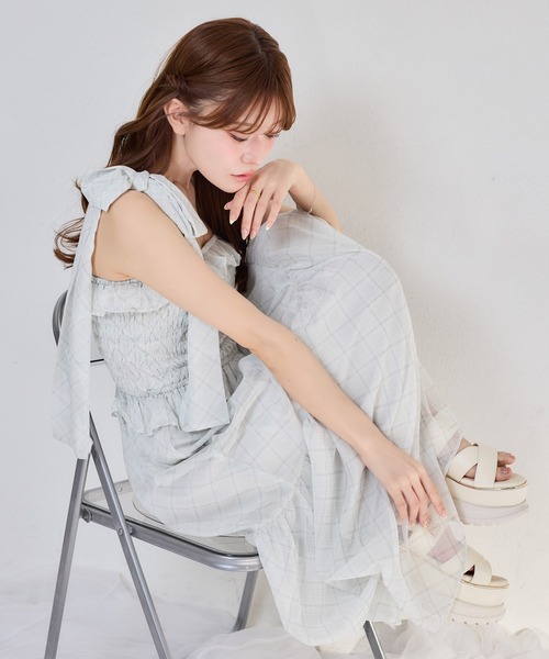 one after another NICE CLAUP（ワンアフターアナザーナイスクラップ）の「エンブレム付き厚底サンダル（サンダル・レディース・ブラック/アイボリー/サックスブルー・LARGE/MEDIUM/SMALL）」の10枚目の写真