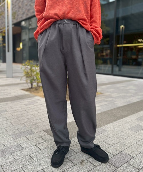 soglia(ソリア)の「soglia/ソリア RELAXING MELANGE PANTS(スラックス・レディース・グレー/チャコールグレー・S)」の7枚目の写真