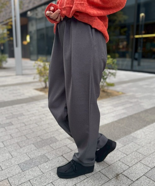 soglia(ソリア)の「soglia/ソリア RELAXING MELANGE PANTS(スラックス・レディース・グレー/チャコールグレー・S)」の9枚目の写真