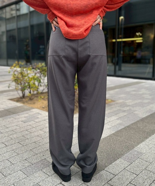 soglia(ソリア)の「soglia/ソリア RELAXING MELANGE PANTS(スラックス・レディース・グレー/チャコールグレー・S)」の11枚目の写真