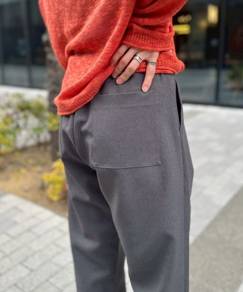 soglia(ソリア)の「soglia/ソリア RELAXING MELANGE PANTS(スラックス・レディース・グレー/チャコールグレー・S)」の12枚目の写真