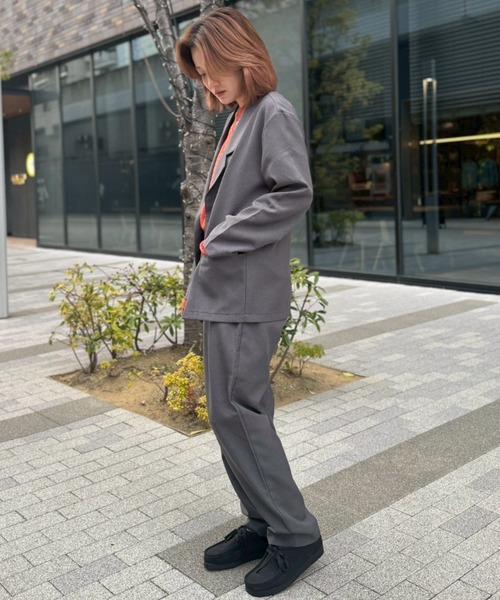 soglia(ソリア)の「soglia/ソリア RELAXING MELANGE PANTS(スラックス・レディース・グレー/チャコールグレー・S)」の15枚目の写真