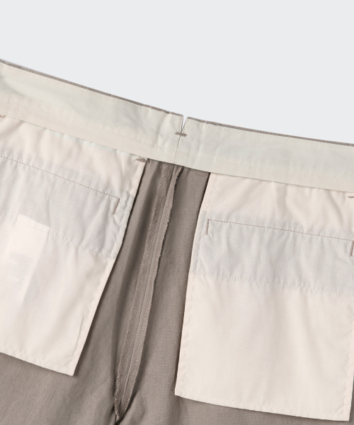MUSINSA STANDARD（ムシンサスタンダード）の「[シティワーカーズ] リネンブレンドテーパードパンツ [グレーシュベージュ]（その他パンツ・メンズ・その他・26/27/28/29/30/31/32/33/34/36/38/40/42）」の7枚目の写真