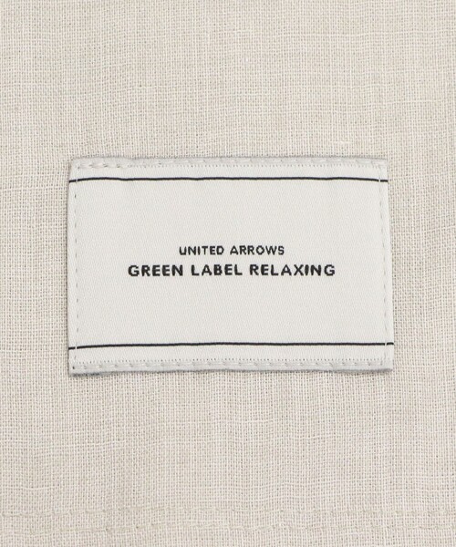green label relaxing（グリーンレーベルリラクシング）の「［size SHORTあり］ライト リネンライク ハーフスリーブ ジャケット UVカット 通気性（テーラードジャケット・レディース・ダークブラウン/ネイビー/ナチュラル・SHORT/FREE）」の5枚目の写真