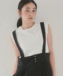 ベーシック ノースリーブトップス