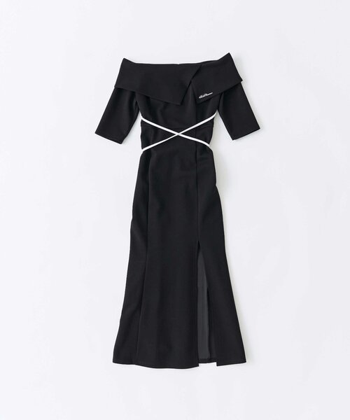 Belle Charme】Offshoulder Collar Mermaid Onepiece（ワンピース