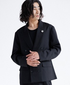 【SINSS】ツイードダブルテーラードジャケット　Sサイズ SINSS ジャケット テーラードジャケット Tweed double tailored jacket