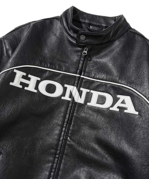 PHYPS MOTORCYCLE（フィップスモーターサイクル）の「Engineered Leather Racing Jacket Black（ライダースジャケット・レディース・その他・SMALL/LARGE/X-LARGE/MEDIUM）」の3枚目の写真