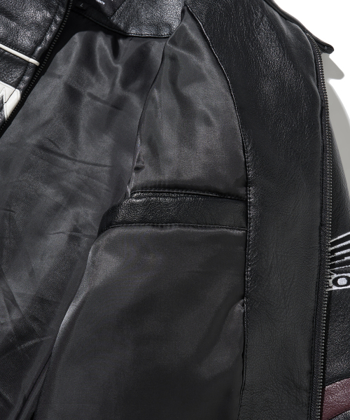 PHYPS MOTORCYCLE（フィップスモーターサイクル）の「Engineered Leather Racing Jacket Black（ライダースジャケット・レディース・その他・SMALL/LARGE/X-LARGE/MEDIUM）」の5枚目の写真