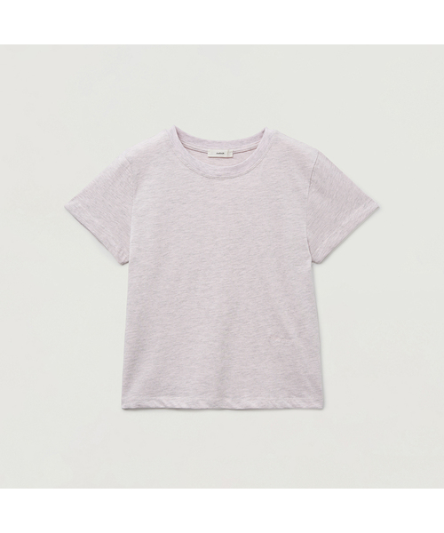 AARAN(アラン)の「コットンショートスリーブTシャツ(Tシャツ/カットソー・レディース・ベビーピンク/チャコール/ホワイト/レッド・SMALL/MEDIUM)」の3枚目の写真