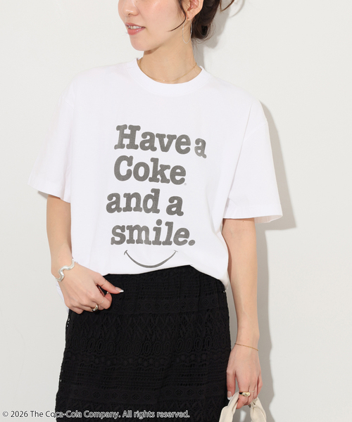 GOOD ROCK SPEED(グッドロックスピード)の「別注【GOOD ROCK SPEED】コカ・コーラTEE(Tシャツ/カットソー・レディース・ブラック/ホワイト/ホワイト系その他・FREE)」の21枚目の写真