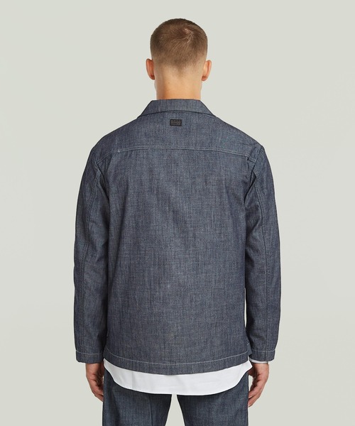 G-STAR(ジースター)の「【Safari Online掲載】Marseille Blazer 3.0/ミリタリーディテールデニムブレザー(デニムジャケット・メンズ・ダークインディゴブルー・SMALL/MEDIUM/LARGE/X-SMALL/X-LARGE)」の3枚目の写真